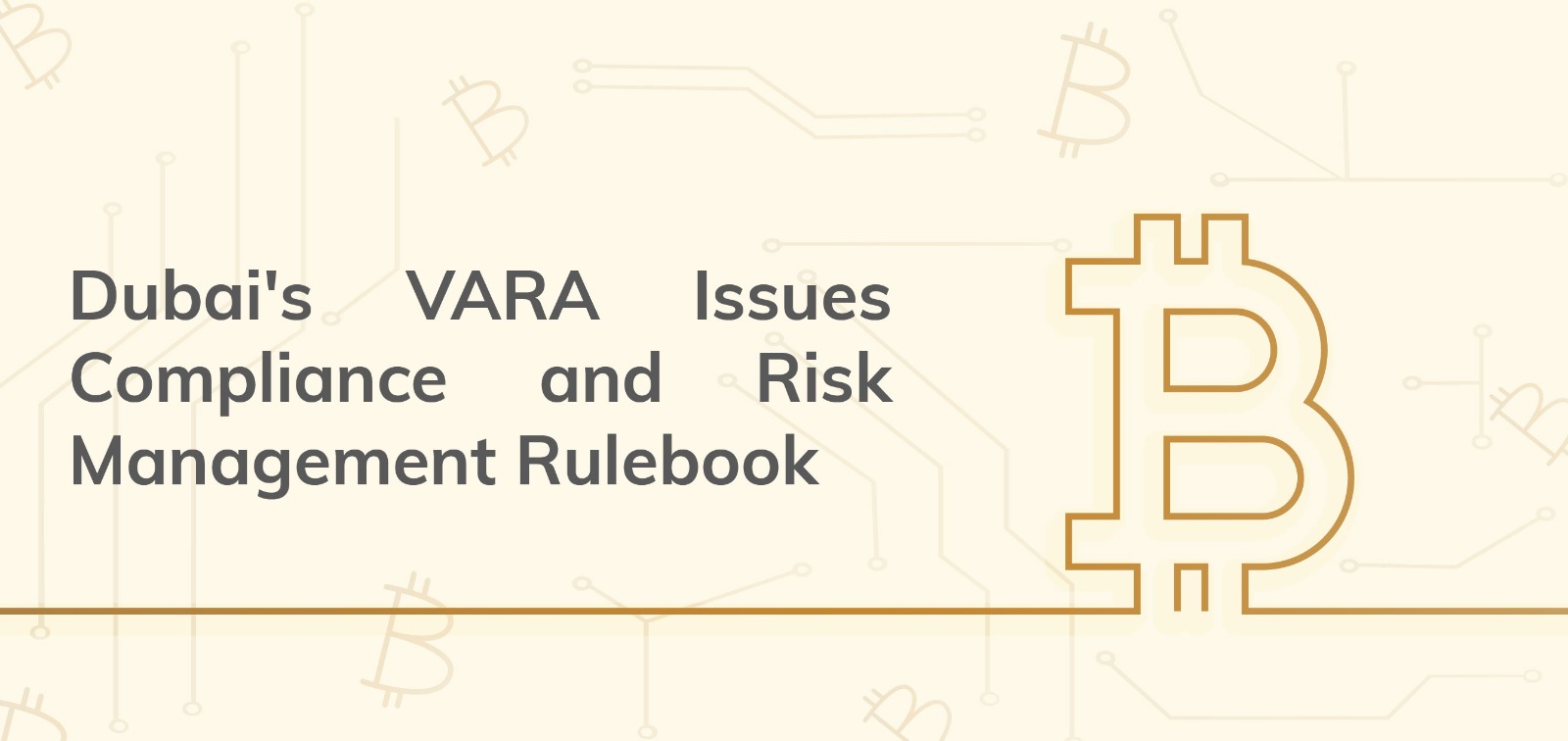 Dubai's VARA Issues Compliance and Risk Management Rulebook